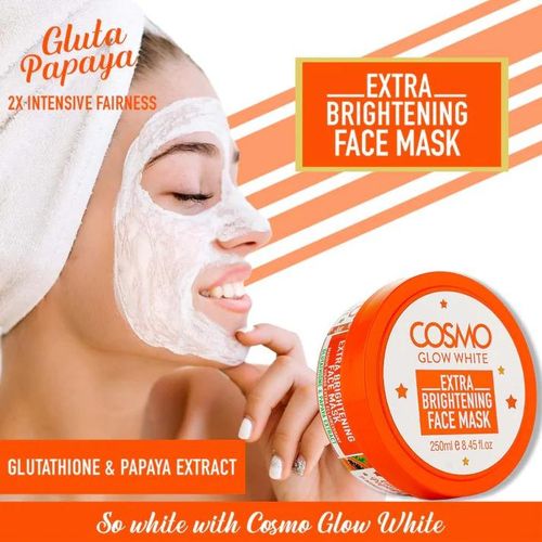 Cosmo Glow White Gluta Papaya Extra Brightening Face Mask-250Ml