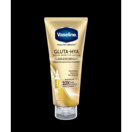 Vaseline Healthy Bright Gluta-Hya Serum Burst UV Lotion - Flawless Glow 330ml
