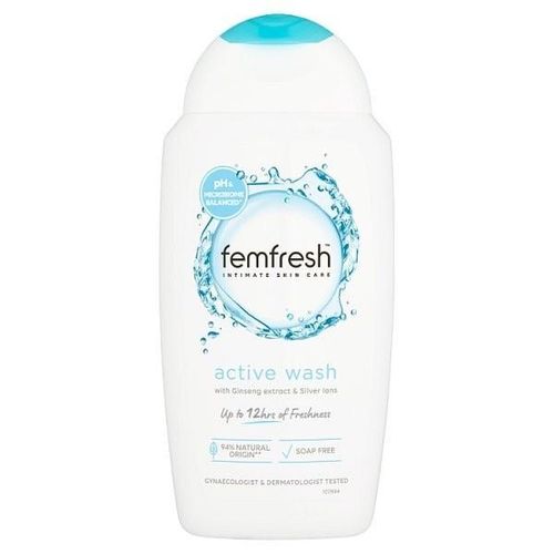 FemFresh Intimate Wash, pH Balanced Feminine Active  Wash 250ml