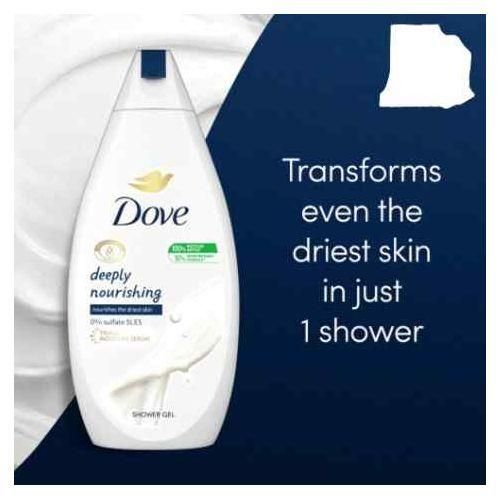 Dove  Body Shower gel -Deeply Nourishing 500ml