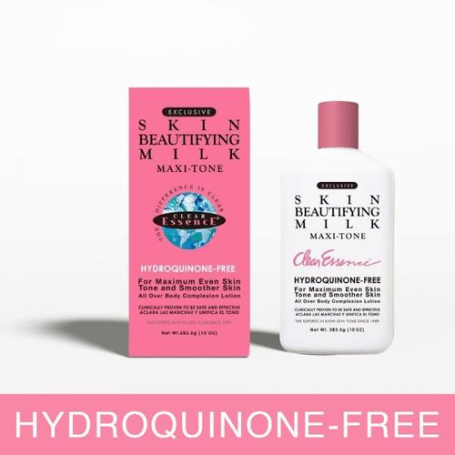 Clear Essence Exclusive Hydroquinone-Free Skin Beautifying Milk Brightening Body Lotion 283.5G-White