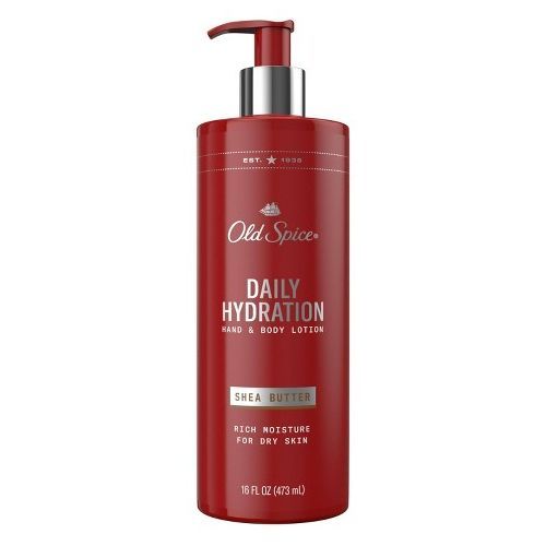 Old Spice Daily Hydration Hand & Body Lotion For Men, With Shea Butter, 16oz