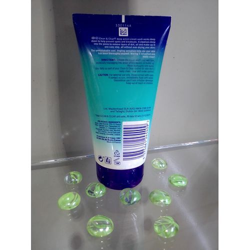 Clean & Clear Deep Action Cream Face Wash Oil Free