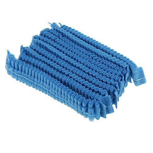 Hair Nets Disposable Pack Of 100 Pcs Blue