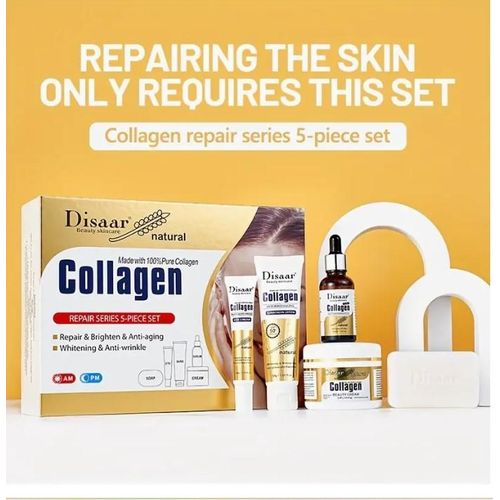 Disaar Collagen Skin Care Five-Piece Set - Moisturizing and Firming for Hydrated and Youthful Skin