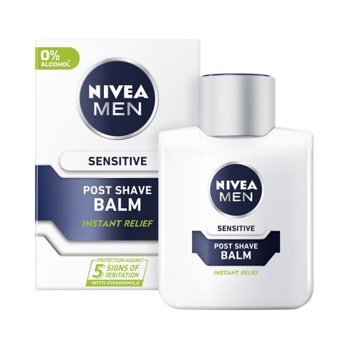 NIVEA Men Sensitive Post Shave Balm with 0% Alcohol, 100ml