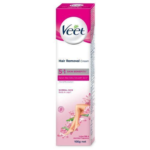 Veet Silk & Fresh Hair Removal Cream (5 In 1), Normal Skin