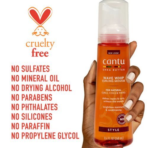 Cantu Natural Hair Wave Whip Curling Mousse - 248ml
