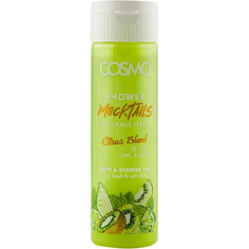 Cosmo Citrus Blend of Kiwi Lime & Mint Bath & Shower Gel Mocktail 300Ml-Green