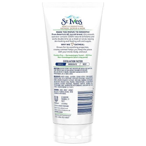 St Ives Gentle Smoothing Oatmeal & Musk Facial Scrub 170g