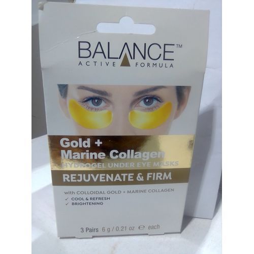 Balance Active Formula Gold+ Marine Collagen Hydrogel Under Eye Marks 3 Pairs