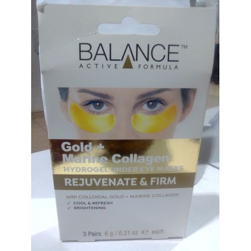 Balance Active Formula Gold+ Marine Collagen Hydrogel Under Eye Marks 3 Pairs