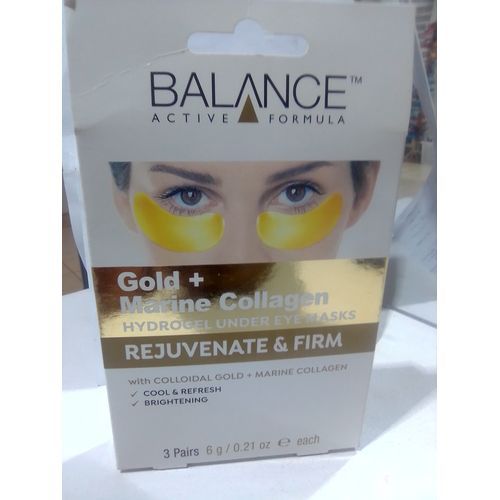 Balance Active Formula Gold+ Marine Collagen Hydrogel Under Eye Marks 3 Pairs