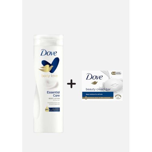 Dove Dove Soap Pink 135g + (Body lotion restoring  400ml) 2pc