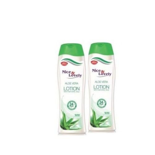 Nice & Lovely Aloe Vera Herbal Lotion 400ml -2Pack