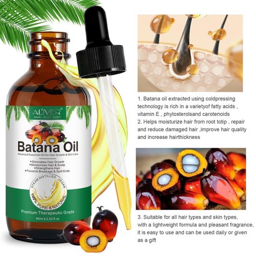 Aliver Batana Oil For Hair Growth & Skincare - 60mls
