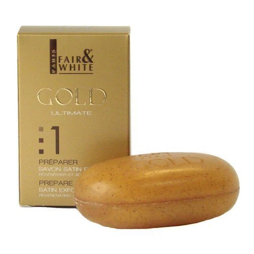 Fair & White 1: Gold Satin Exfoliating Bar - 200g