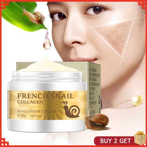 French Snail Nourishing Collagen And Anti Wrinkle Skin Care Cream Tighten Pores Anti Aging Cream 25g