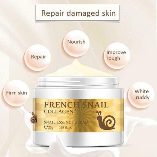 French Snail Nourishing Collagen And Anti Wrinkle Skin Care Cream Tighten Pores Anti Aging Cream 25g