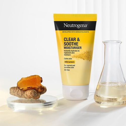 Neutrogena Soothing Clear Turmeric Gel Moisturizer [NB; Expires After 12 Months Of Opening] - 75ml