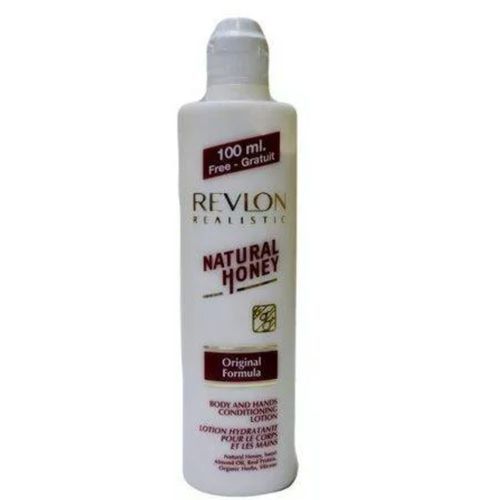 Revlon Realistic Natural Honey Body And Hands Conditioning Lotion 600ml