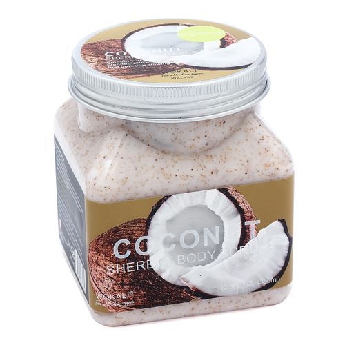 Wokali Coconut Sherbet Body Scrub 350ml (Image May Vary)