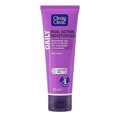 Clean & Clear Dual Action Moisturizer 100ml-White
