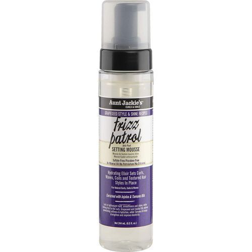Aunt Jackie'S Grapeseed Style & Shine Recipes Frizz Patrol Anti-Poof Twist & Curl Setting Mousse 244ml