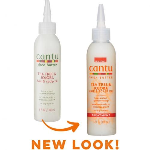 Cantu Shea Butter Tea Tree & Jojoba Hair And Scalp Oil, 6Ozz