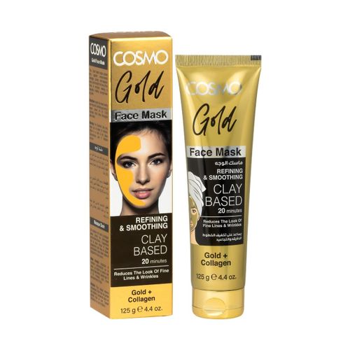Cosmo Gold +Collagen Clay Based Face Mask 125G-Gold