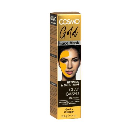 Cosmo Gold +Collagen Clay Based Face Mask 125G-Gold