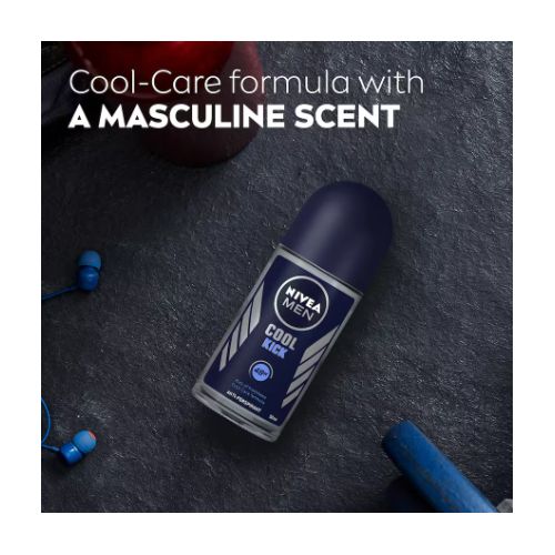 NIVEA Men Cool Kick Deodorant Body Rollon -50ml