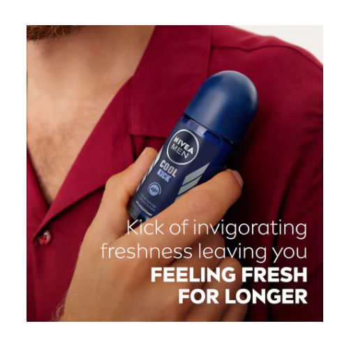 NIVEA Men Cool Kick Deodorant Body Rollon -50ml