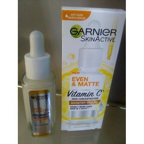 Garnier Even & Matte Vitamin C* High  Concetration Booster Serum -Yellow