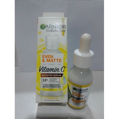 Garnier Even & Matte Vitamin C* High  Concetration Booster Serum -Yellow