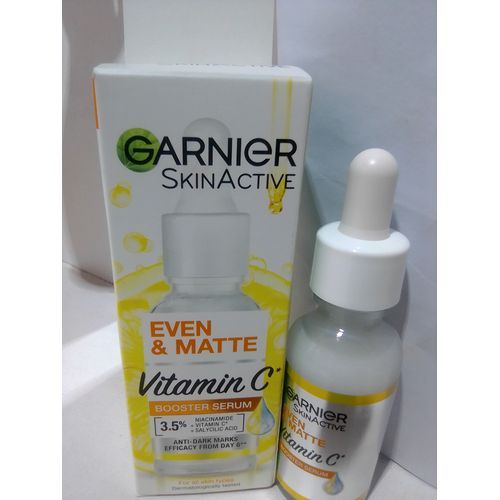 Garnier Even & Matte Vitamin C* High  Concetration Booster Serum -Yellow