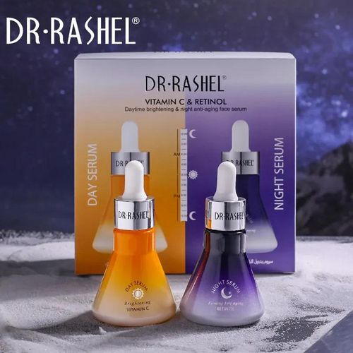 DR Rashel SET OF VITAMIN C & RETINOL SERUM