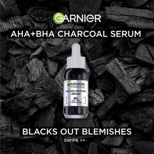 Garnier Fructis Skin Active AHA +BHA With Charcoal Anti Blemish Serum. 30ml