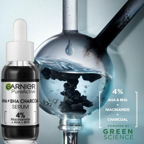 Garnier Fructis Skin Active AHA +BHA With Charcoal Anti Blemish Serum. 30ml