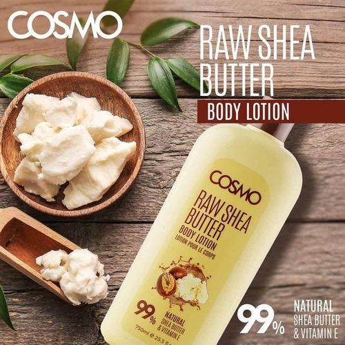 Cosmo SHEA BUTTER BODY LOTION 99% NATURAL&ndash; 750ML
