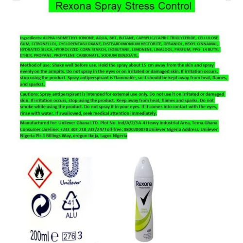 Rexona Women's Deodorant Spray 