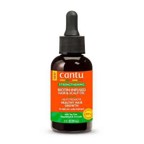 Cantu Biotin-Infused Strengthening Hair & Scalp Oil, 2 Fl Oz