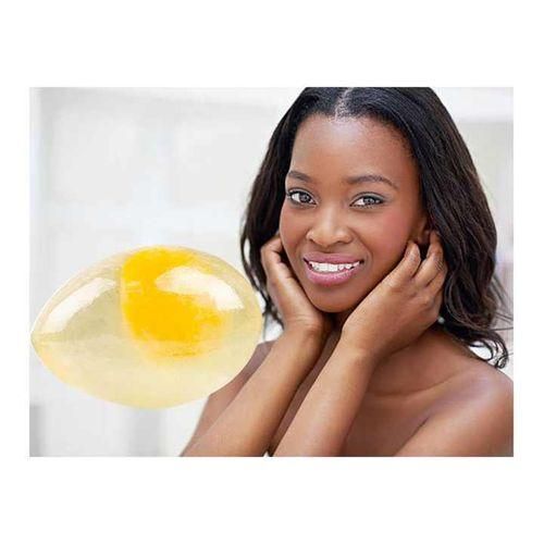 Egg Soap Egg Yolk Collagen Facial Soap For Sun Burn, Acne, Dark Spots