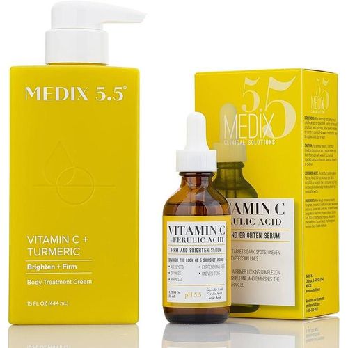 Medix 55 Vitamin C+Turmeric Lotion And Serum,Set