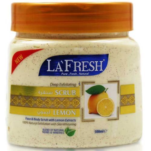 La Fresh Lemon Face and Body Scrub