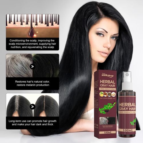 SOUTH MOON Gray Hair Reverse Herbal Essence Spray - 100mls