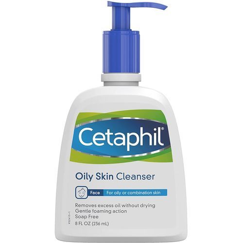 Cetaphil Oily Skin Face Cleanser, For Oily And Combination Sensitive Skin, Gentle Foaming Action, 236ml