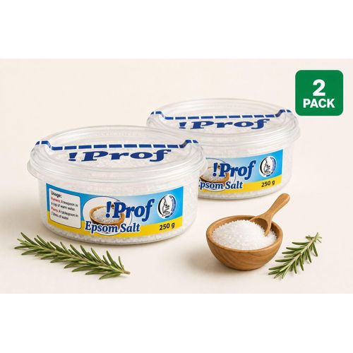 !Prof Two Packs Of  250g !Prof Epsom Salt