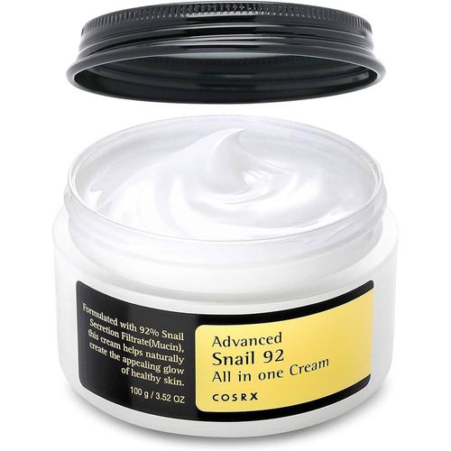 Cosrx Snail Mucin 92% Moisturizer 3.52oz/ 100g, Daily Repair Face Gel Cream for Dry, Sensitive Skin, Not Tested on Animals, No Parabens, No Sulfates, No Phthalates,&nbsp;Korean&nbsp;Skincare