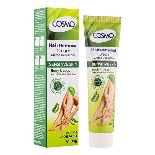 Cosmo Soothing Aloe Vera Body & Legs Hair Removal Cream 100G-White